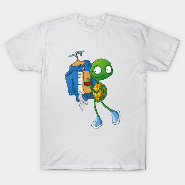 Cleaner Turtle T-Shirt by bambakagames